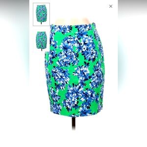J Crew pencil floral skirt